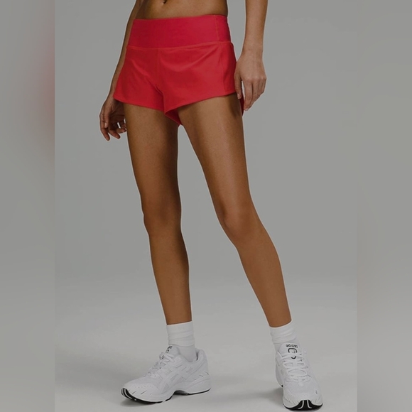 Lululemon Speed Up Shorts 2.5 Red Size 2 - Picture 3 of 8